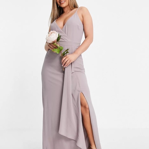 ASOS Lilac Bridesmaid Dress - Picture 2 of 4